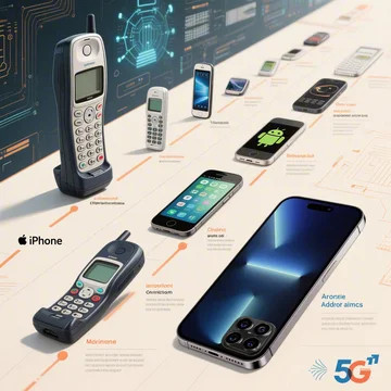 Transformasi Desain Smartphone: Dari Tombol Fisik ke Layar Sentuh Penuh